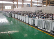 渭南油浸式变压器成品车间